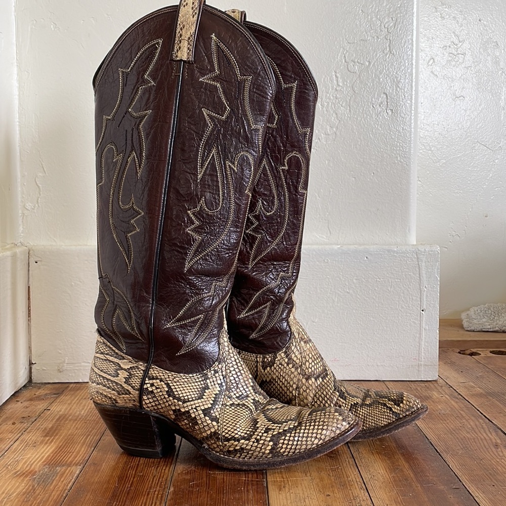 Dan Post Snake Snakeskin Boots